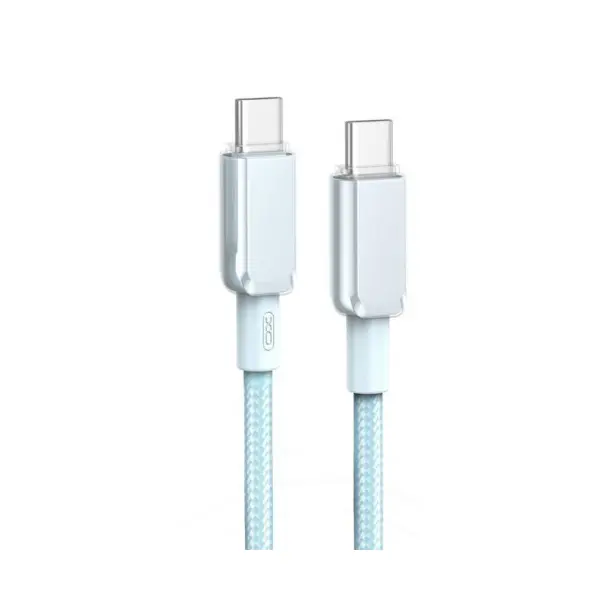 КАБЕЛЬ XO NB-Q250B PD 60W, 1M TYPE-C TO TYPE-C FAST CHARGING СИНІЙ