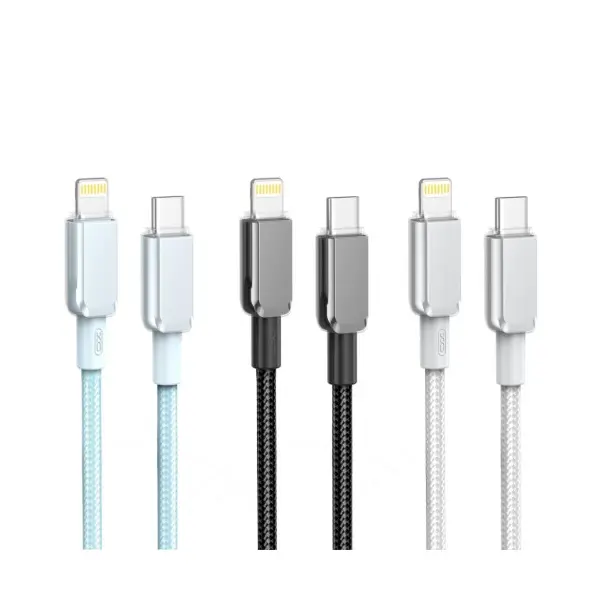 КАБЕЛЬ XO NB-Q250A PD 27W, 1M TYPE-C TO LIGHTNING FAST CHARGING СИНІЙ