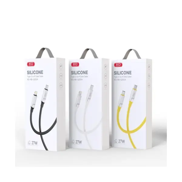 КАБЕЛЬ XO NB-Q252A PD 27W, 1M TYPE-C TO LIGHTNING FAST CHARGING ЖОВТИЙ