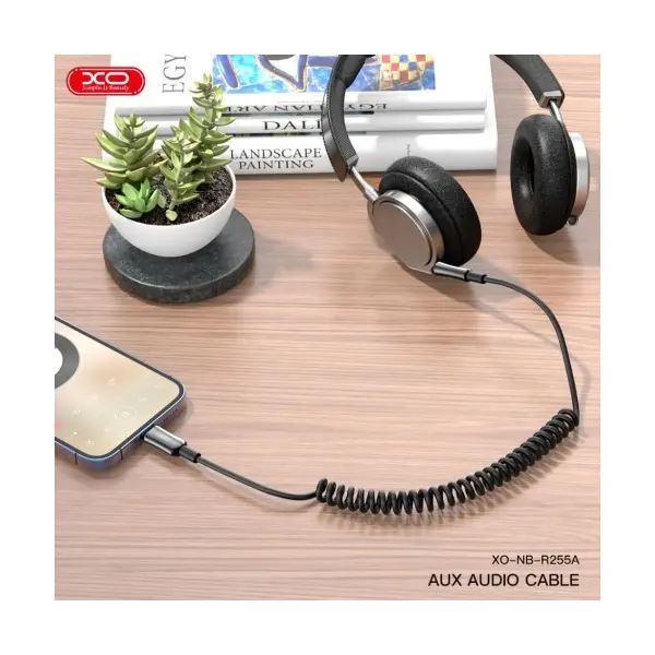 АДАПТЕР АУДІО XO NB-R255B TYPE-C TO 3.5MM, ЧОРНИЙ