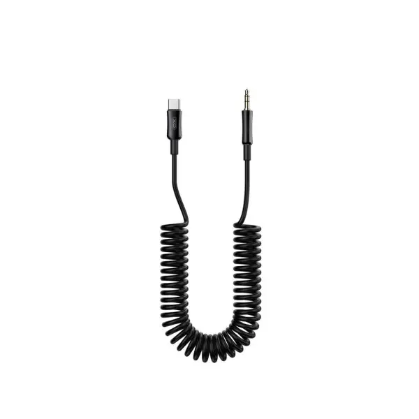 АДАПТЕР АУДІО XO NB-R255B TYPE-C TO 3.5MM, ЧОРНИЙ