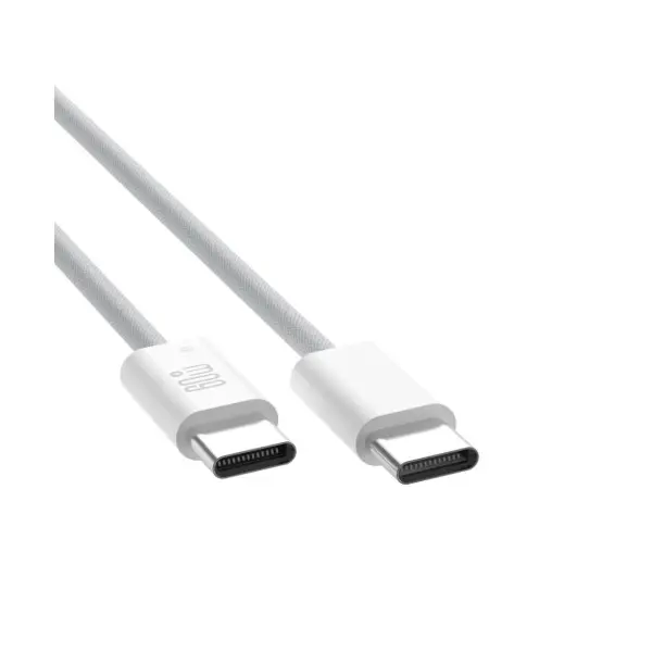 КАБЕЛЬ XO NB-Q273 WOVEN STYLE TYPE-C TO TYPE-C CHARGING CABLE 60W, БІЛИЙ