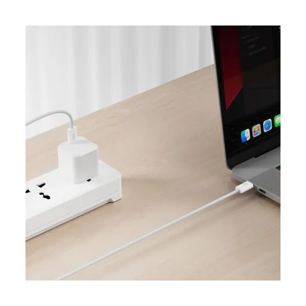 КАБЕЛЬ XO NB-Q273 WOVEN STYLE TYPE-C TO TYPE-C CHARGING CABLE 60W, БІЛИЙ