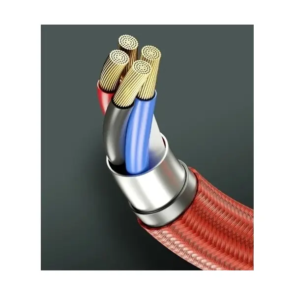 КАБЕЛЬ XO NB143 BRAIDED DATA CABLE MICRO 1M ЧЕРВОНИЙ
