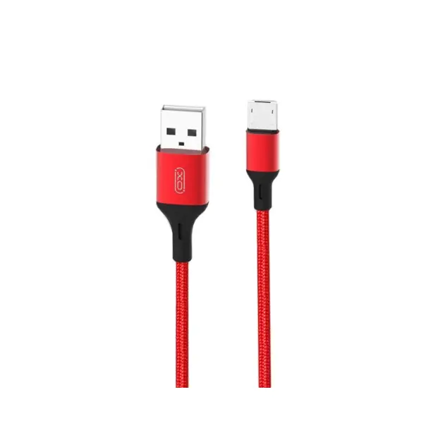 КАБЕЛЬ XO NB143 BRAIDED DATA CABLE MICRO 1M ЧЕРВОНИЙ