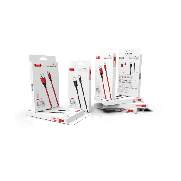 КАБЕЛЬ XO NB143 BRAIDED DATA CABLE MICRO 1M ЧЕРВОНИЙ
