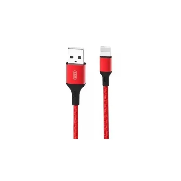 КАБЕЛЬ XO NB143 BRAIDED DATA CABLE LIGHTNING 1M ЧЕРВОНИЙ