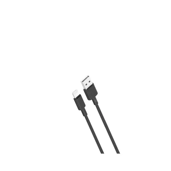 КАБЕЛЬ XO NB-P156 2.0A, 1M ДЛЯ LIGHTNING, ЧОРНИЙ