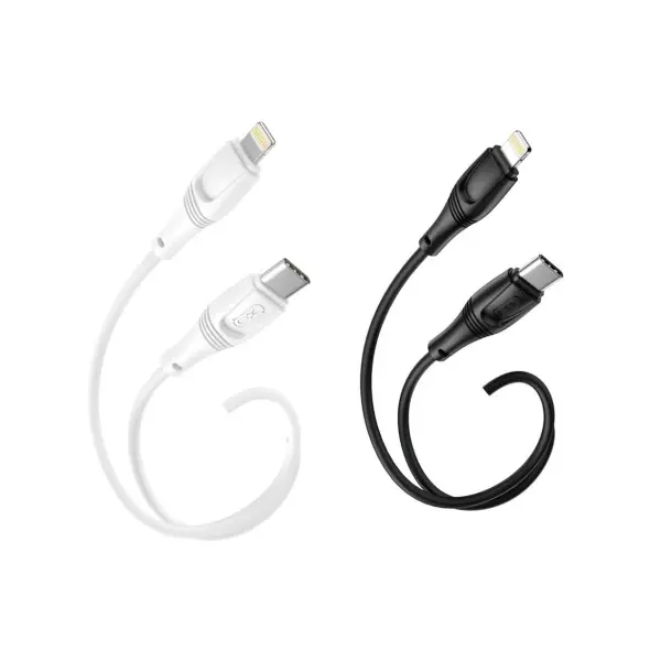 КАБЕЛЬ XO NB-Q239A PD 27W, 1M ZEUS SERIES TYPE-C TO LIGHTNING, ЧОРНИЙ