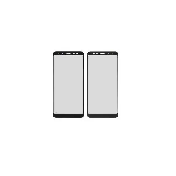 MR3_101559 Скло корпусу для samsung a530 galaxy a8 2018, з oca-плівкою, black оригінал (prc) 