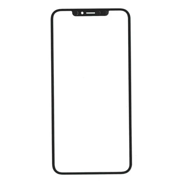 MR3_104634 Скло корпусу для iphone xs max з оса-плівкою black 