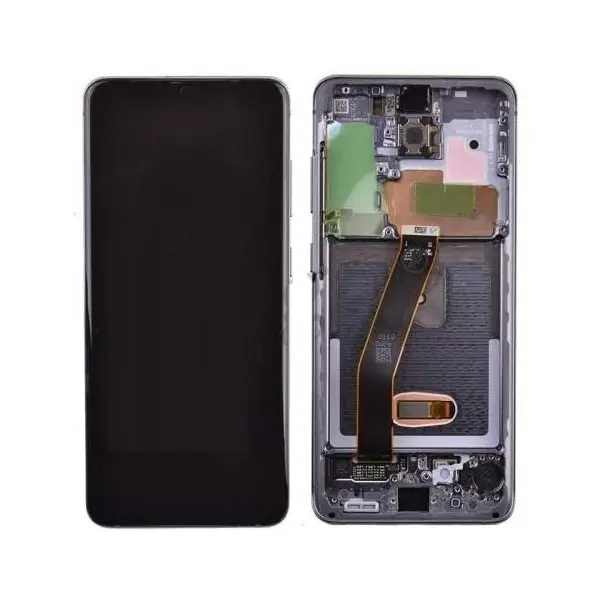 MR3_104808 Дисплей samsung sm-g980, g981 galaxy s20 4g, 5g, з сенсором, та рамкою cosmic gray сервісний оригінал 