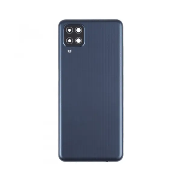 MR3_115807 Задня кришка samsung m127 galaxy m12 (2021) black (зі склом камери) 