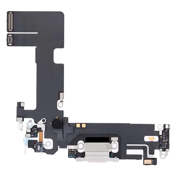 MR3_117098 Шлейф iphone 13 з роз'ємом зарядки, аудіо та мікрофоном starlight оригінал (prc) 