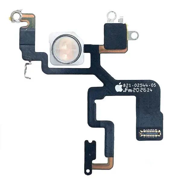 MR3_117627 Шлейф iphone 12 pro max спалаху з мікрофоном оригінал 
