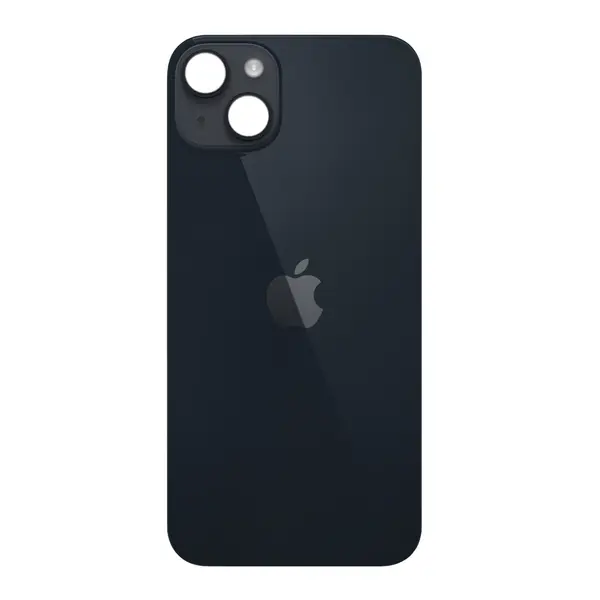 MR3_118179 Задня кришка (скло) iphone 14 midnight (big hole) 