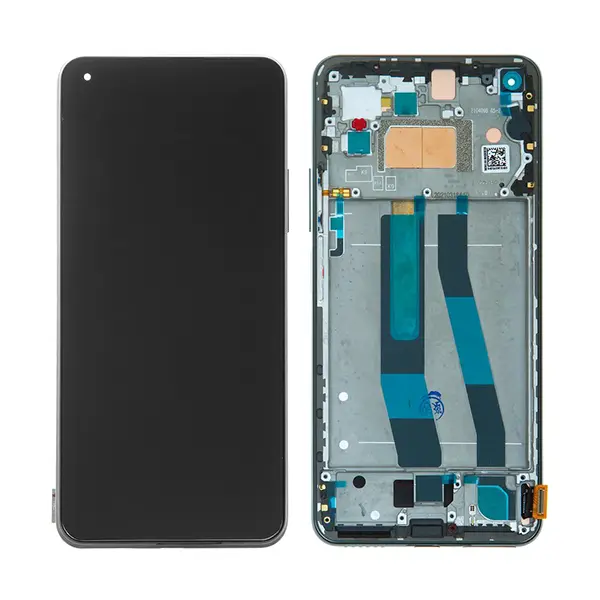 MR3_119402 Дисплей xiaomi mi 11 lite 4g, mi 11 lite 5g, з сенсором, та рамкою boba black oled 
