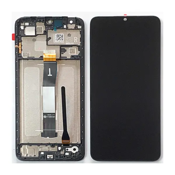 MR3_120234 Дисплей redmi 12c, redmi 11a, з сенсором, та рамкою black сервісний оригінал 