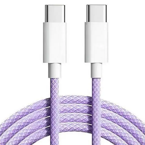 MR3_120886 Кабель pd type-c to type-c apple woven charge cable, 1m бузковий (без пак) 