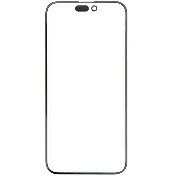 MR3_120998 Скло корпуса iphone 15 pro max з oca-плівкою black оригінал (prc) 