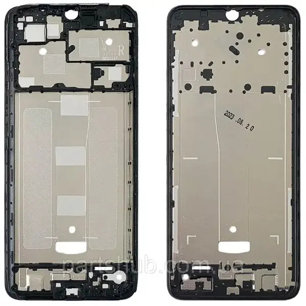 MR3_121421 Рамка дисплея для redmi 12c, poco c55 black оригінал (prc) 