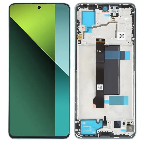 MR3_122824 Дисплей redmi note 13 pro 5g, poco x6, з сенсором, та рамкою ocean teal сервісний оригінал 
