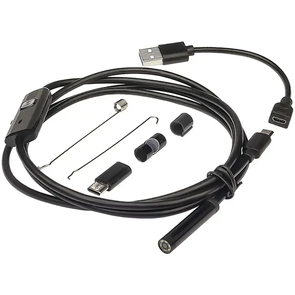MR3_123591 Ендоскоп цифровий, камера 640x480, вологозахист ip67, l=150mm, usb a, micro, type-c 