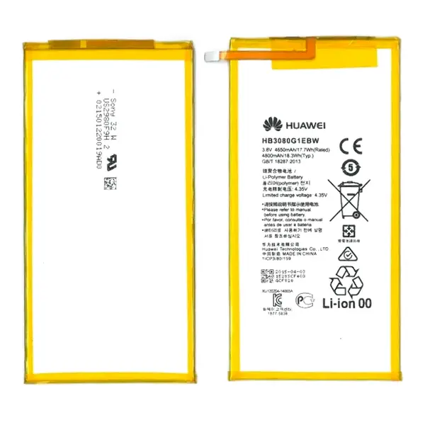 MR3_124071 Акумулятор huawei mediapad m1 (8.0), mediapad t1 (9.6), (hb3080g1ebw) сервісний оригінал 