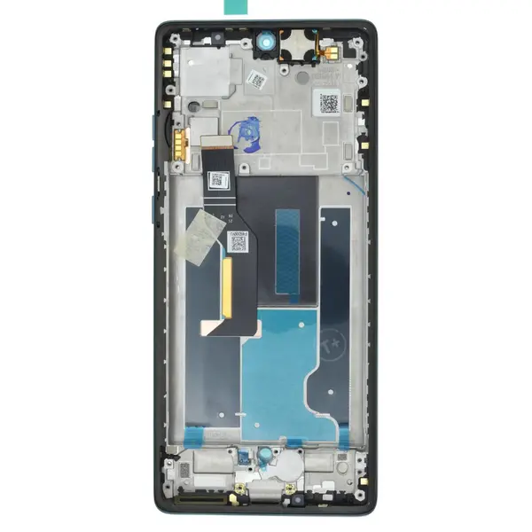 MR3_179146 Дисплей motorola xt2429 moto edge 50 fusion, з сенсором, та рамкою forest blue сервісний оригінал 