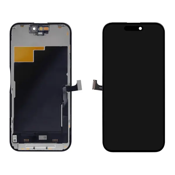 MR3_179836 Дисплей iphone 15 pro, з сенсором, та рамкою black (zy in-cell tft), (під замену ic) 