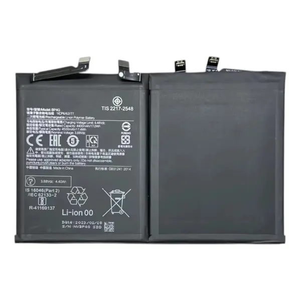 MR3_214382 Акумулятор xiaomi 13, redmi 13 (bp4g), оригінал (prc), (тех. пак) 