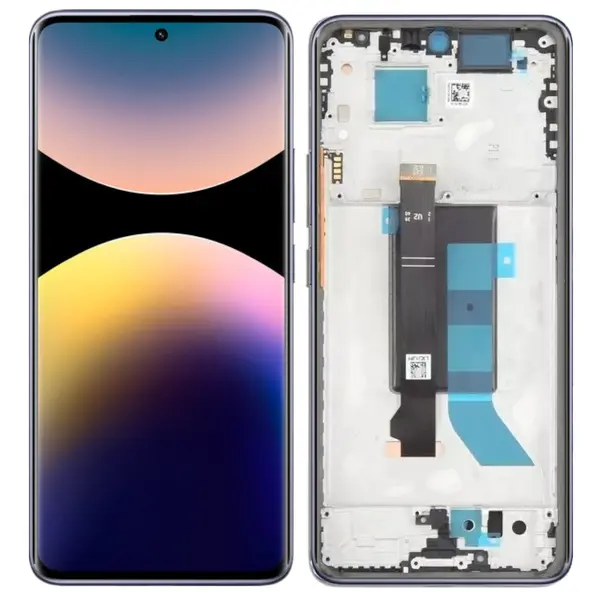 MR3_222736 Дисплей redmi note 14 pro plus, з сенсором, та рамкою lavender пурпуровий сервісний оригінал 