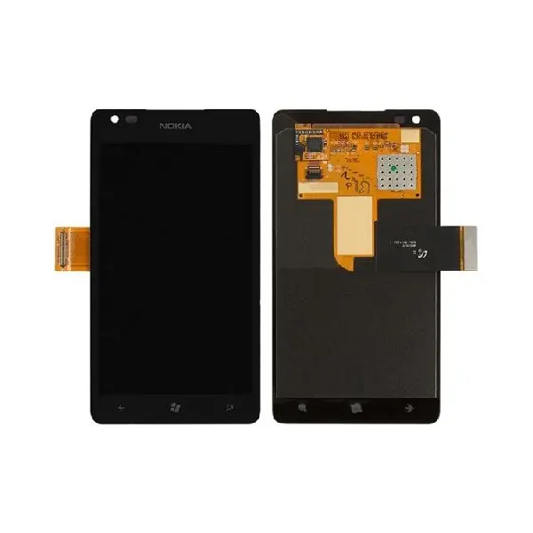 MR3_31970 Дисплей microsoft 900 lumia, з сенсором, та рамкою black оригінал 