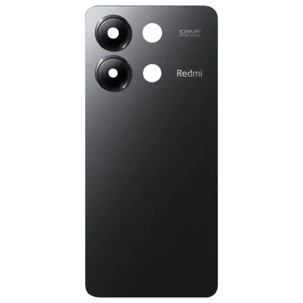 MR3_320384 Задня кришка redmi note 13 4g midnight black (зі склом камери) оригінал (prc) 