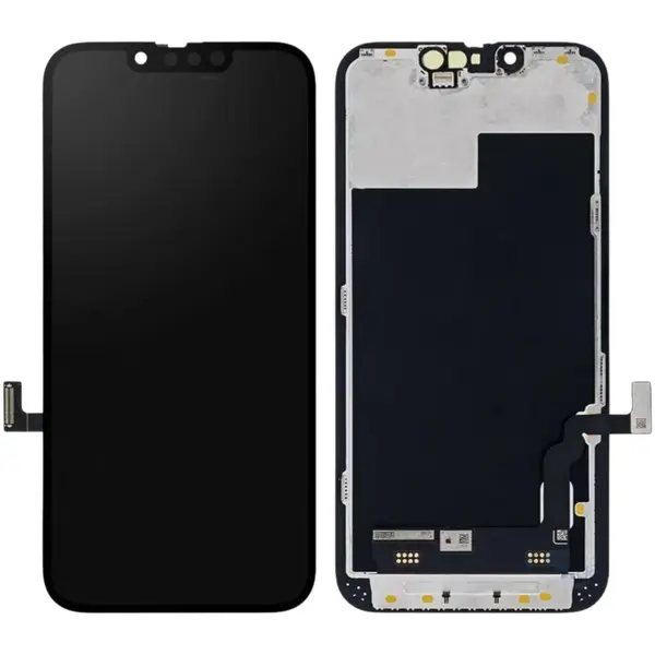 MR3_329631 Дисплей iphone 13, з сенсором, та рамкою black переклей оригінал без помилки 