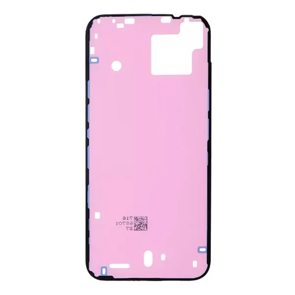 MR3_338029 Стікер-проклейка задньої кришки iphone 15 pro black оригінал рожевий 