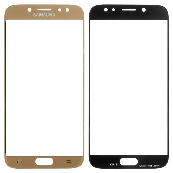 MR3_90471 Скло корпусу для samsung j730 galaxy j7 (2017) gold 