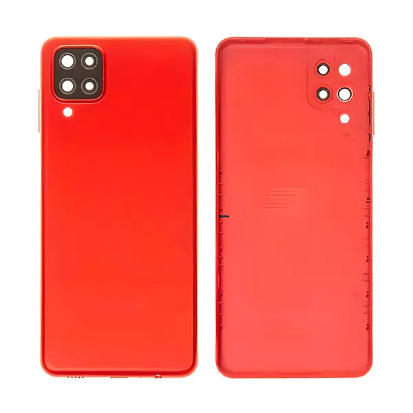 MR3_108865 Задня кришка samsung a125, a127, m125 galaxy a12, a12s, m12 red (зі склом камери) 