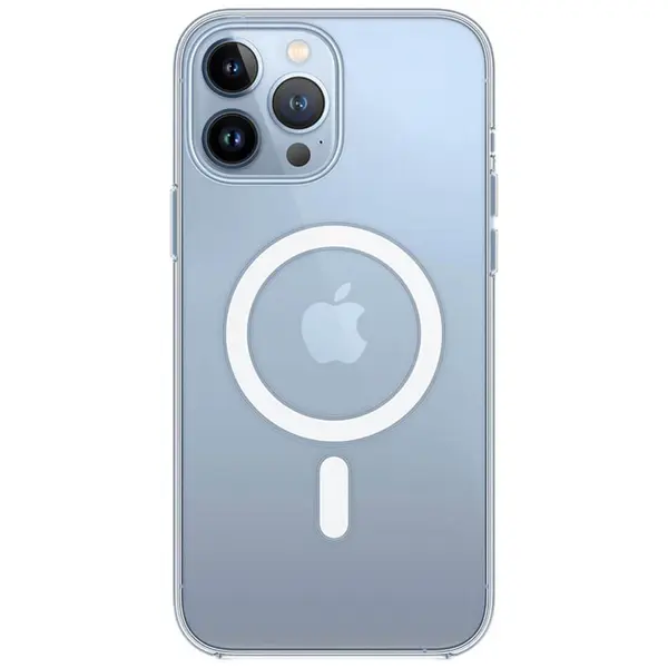 MR3_117168 Чохол силіконовий magsafe iphone 13 pro max прозорий PRC