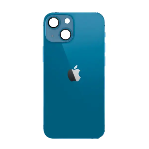 MR3_120034 Задня кришка (скло) iphone 13 blue (big hole), сервісний оригінал 