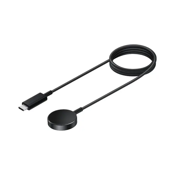 MR3_120126 Зарядний кабель watch charging dock type-c для samsung galaxy watch 3, 4, 4 classic, 5, 5 pro, 6, 6 classic, active, active 2 black (таблетка) 