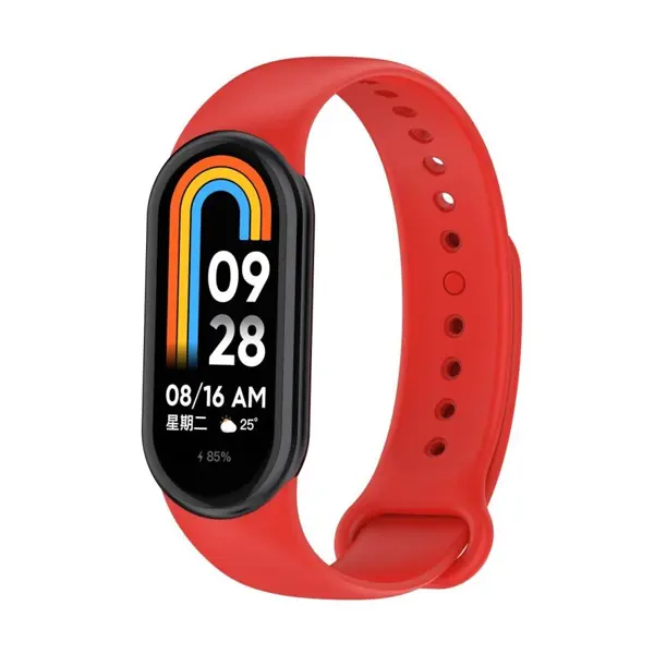 MR3_120303 Ремінець xiaomi mi band 8, mi band 9, mi band 10 red 