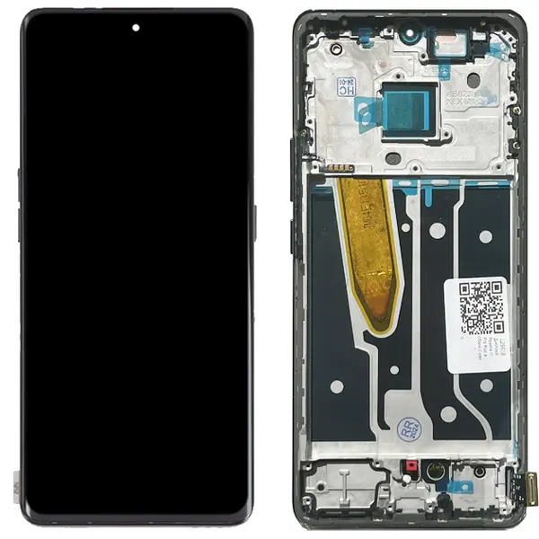 MR3_121929 Дисплей realme 11 pro, realme 11 pro plus, з сенсором, та рамкою black oled 