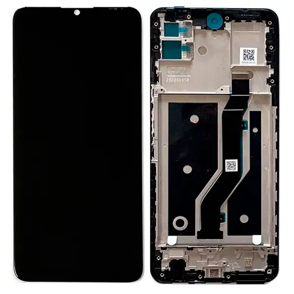 MR3_123333 Дисплей zte blade v30, з сенсором, та рамкою black original prc 