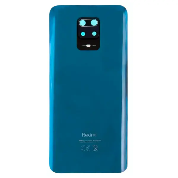 MR3_123462 Задня кришка redmi note 9 pro, note 9 pro max interstellar grey (64mp), (зі склом камери) оригінал (prc) 
