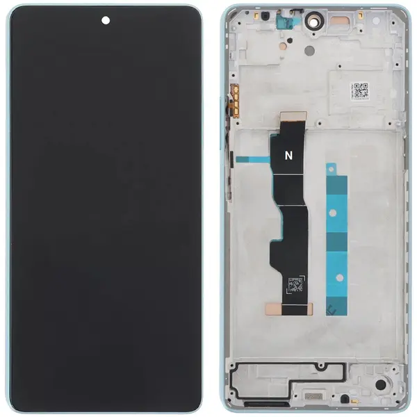 MR3_123509 Дисплей redmi note 13 5g, з сенсором, та рамкою ocean teal сервісний оригінал 