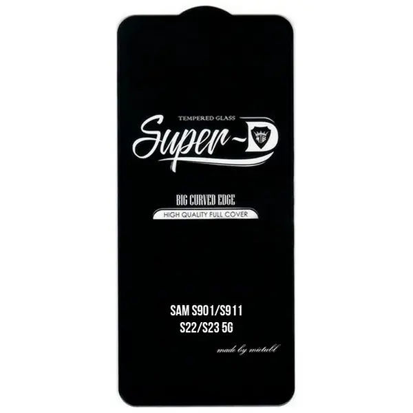 MR3_123809 Скло samsung s901, s911 galaxy s22, s23 5g (mietubl super-d, black) без упаковки 