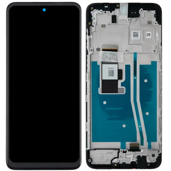 MR3_123936 Дисплей motorola xt2335 moto g53, з сенсором, і рамкою black сервісний оригінал 