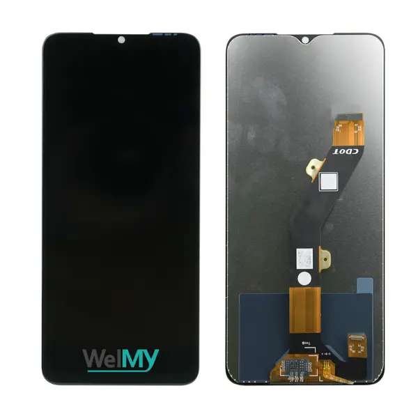 MR3_344523 Дисплей tecno spark go 2023, pop 7, pop 7 pro, spark 10, spark 10c у зборі з сенсором чорний (fpc6605-5), (welmy) WELMY