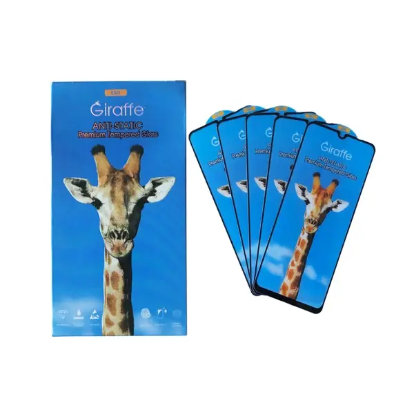 MR4_20460 Захисне скло giraffe anti-static glass для redmi a3, xiaomi poco c61 чорний технічне пакування (5 шт.) PRC